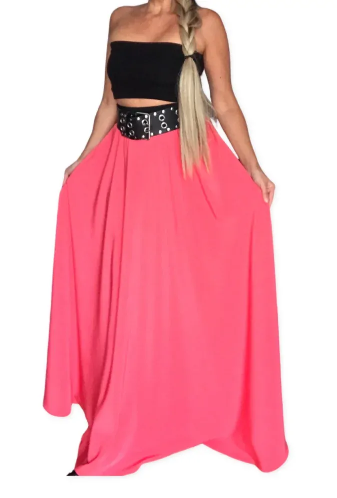 Dlouhá sukně - maxi sukně korálová BOROS SK-L-COR01